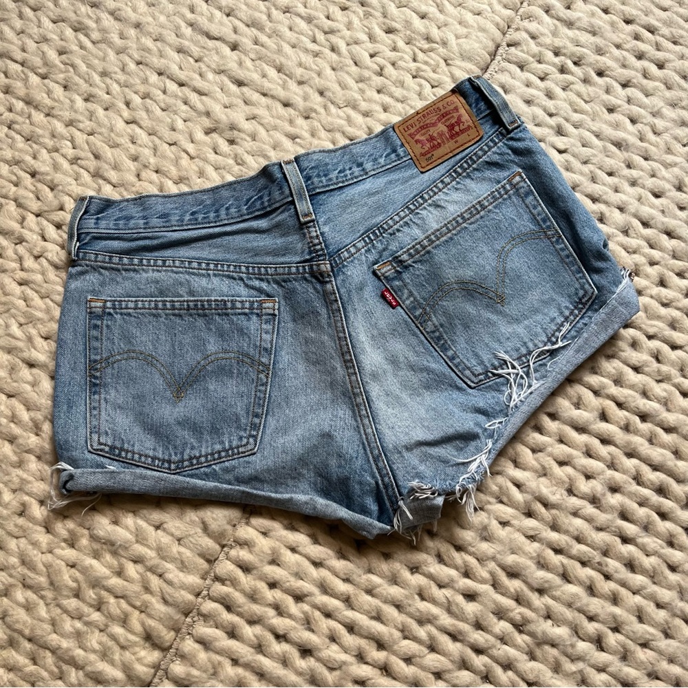 Levi's Blue Denim Shorts | small